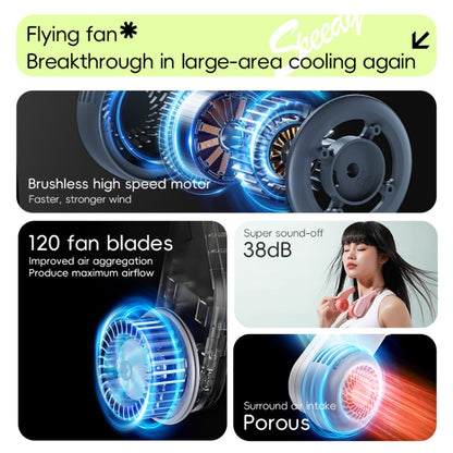 MF089 Speedy Neck Band Electric Fan(White) by buy2fix