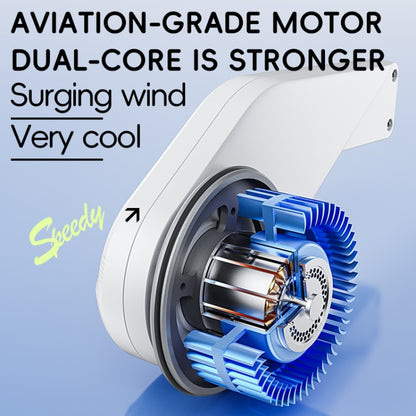 MF089 Speedy Neck Band Electric Fan(White) by buy2fix