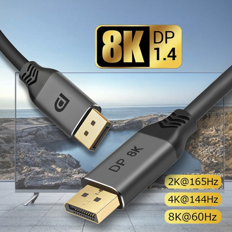 DisplayPort 1.4 Male to Male 8K HDR 60Hz 32.4Gbps Connection Cable, Cable Length:3m by buy2fix