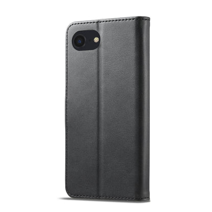 LC.IMEEKE Calf Texture Horizontal Flip Leather Case For iPhone 16e(Black) - iPhone 16e Cases by LC.IMEEKE | Online Shopping UK | buy2fix