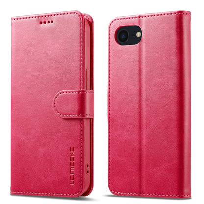 LC.IMEEKE Calf Texture Horizontal Flip Leather Case For iPhone 16e(Red) - iPhone 16e Cases by LC.IMEEKE | Online Shopping UK | buy2fix
