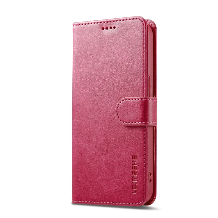 LC.IMEEKE Calf Texture Horizontal Flip Leather Case For iPhone 16e(Red) - iPhone 16e Cases by LC.IMEEKE | Online Shopping UK | buy2fix
