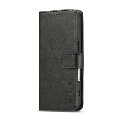 LC.IMEEKE Calf Texture Horizontal Flip Leather Case For iPhone 17(Black) - iPhone 17 Cases by LC.IMEEKE | Online Shopping UK | buy2fix