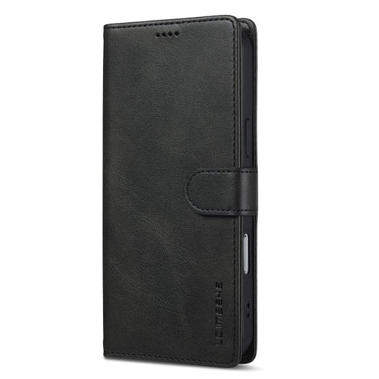 LC.IMEEKE Calf Texture Horizontal Flip Leather Case For iPhone 17 Pro(Black) - iPhone 17 Pro Cases by LC.IMEEKE | Online Shopping UK | buy2fix