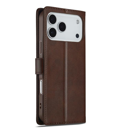 LC.IMEEKE Calf Texture Horizontal Flip Leather Case For iPhone 17 Pro Max(Brown) - iPhone 17 Pro Max Cases by LC.IMEEKE | Online Shopping UK | buy2fix