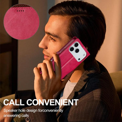 LC.IMEEKE Calf Texture Horizontal Flip Leather Case For iPhone 17 Pro Max(Red) - iPhone 17 Pro Max Cases by LC.IMEEKE | Online Shopping UK | buy2fix
