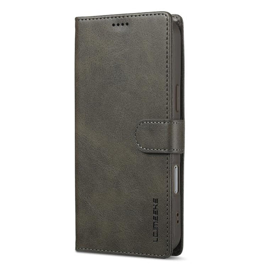 LC.IMEEKE Calf Texture Horizontal Flip Leather Case For iPhone 17 Pro Max(Grey) - iPhone 17 Pro Max Cases by LC.IMEEKE | Online Shopping UK | buy2fix