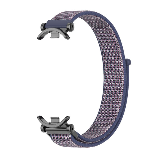 For Xiaomi Smart Band 10 / 9 / 8 Mijobs GT4 Breathable Nylon Loop Watch Band(Midnight Blue Black) - Watch Bands by MIJOBS | Online Shopping UK | buy2fix