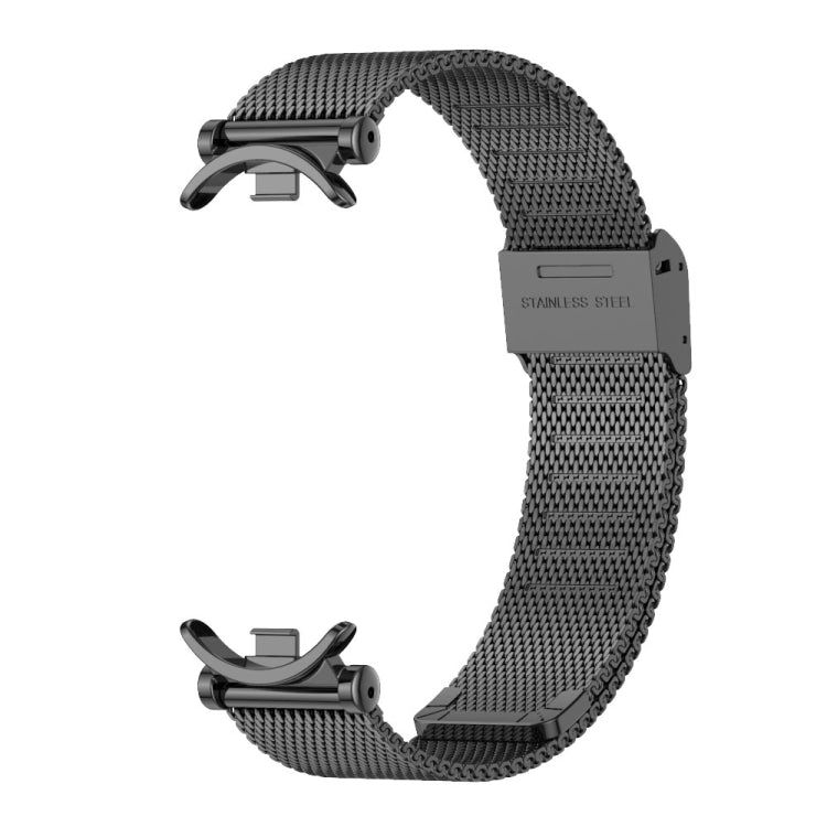 For Xiaomi Smart Band 10 / 9 / 8 Mijobs GT4 Milan Buckle Metal Watch Band(Black) - Watch Bands by MIJOBS | Online Shopping UK | buy2fix