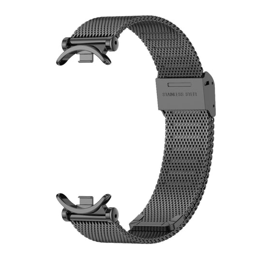 For Xiaomi Smart Band 10 / 9 / 8 Mijobs GT4 Milan Buckle Metal Watch Band(Black) - Watch Bands by MIJOBS | Online Shopping UK | buy2fix