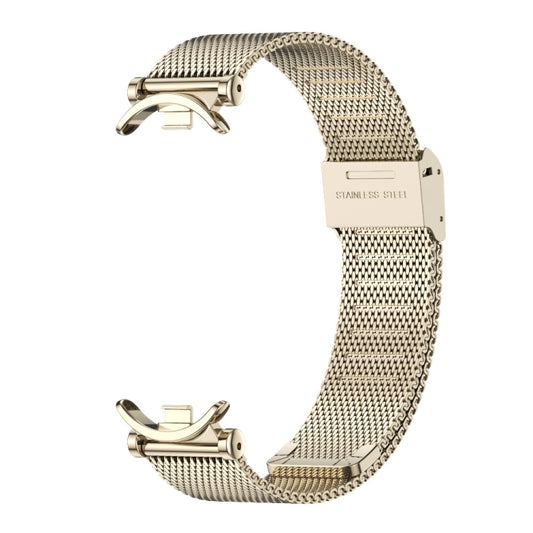 For Xiaomi Smart Band 10 / 9 / 8 Mijobs GT4 Milan Buckle Metal Watch Band(Light Gold) - Watch Bands by MIJOBS | Online Shopping UK | buy2fix