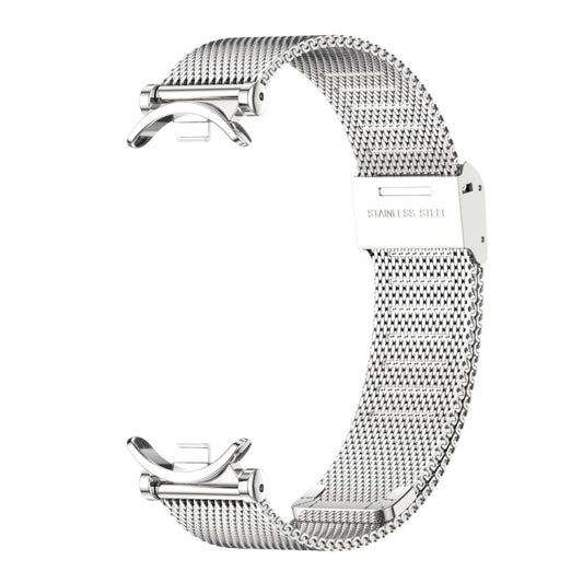 For Xiaomi Smart Band 10 / 9 / 8 Mijobs GT4 Milan Buckle Metal Watch Band(Silver) - Watch Bands by MIJOBS | Online Shopping UK | buy2fix