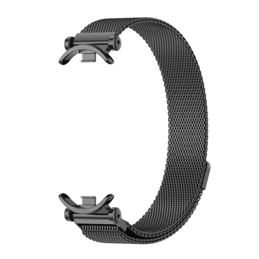 For Xiaomi Smart Band 10 / 9 / 8 Mijobs GT4 Milan Magnetic Metal Watch Band(Black) - Watch Bands by MIJOBS | Online Shopping UK | buy2fix