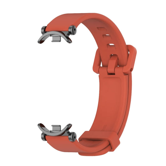 For Xiaomi Smart Band 10 / 9 / 8 Mijobs GT4 Silicone Breathable Watch Band(Orange Black) - Watch Bands by MIJOBS | Online Shopping UK | buy2fix