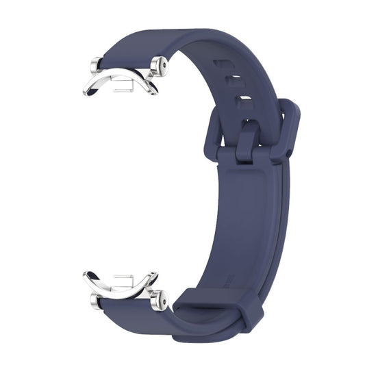 For Xiaomi Smart Band 10 / 9 / 8 Mijobs GT4 Silicone Breathable Watch Band(Midnight Blue Silver) - Watch Bands by MIJOBS | Online Shopping UK | buy2fix