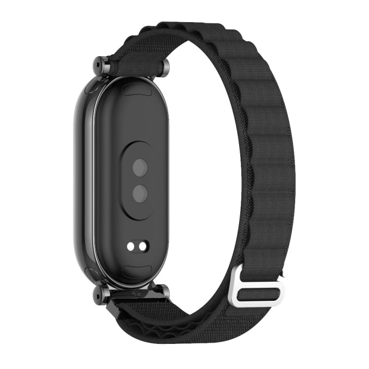 For Xiaomi Smart Band 10 / 9 / 8 Mijobs GT4 Nylon Breathable Watch Band(Black) - Watch Bands by MIJOBS | Online Shopping UK | buy2fix