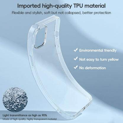 For iPhone 15 ZGA Clear TPU Shockproof Phone Case(Transparent) - iPhone 15 Cases by ZGA | Online Shopping UK | buy2fix