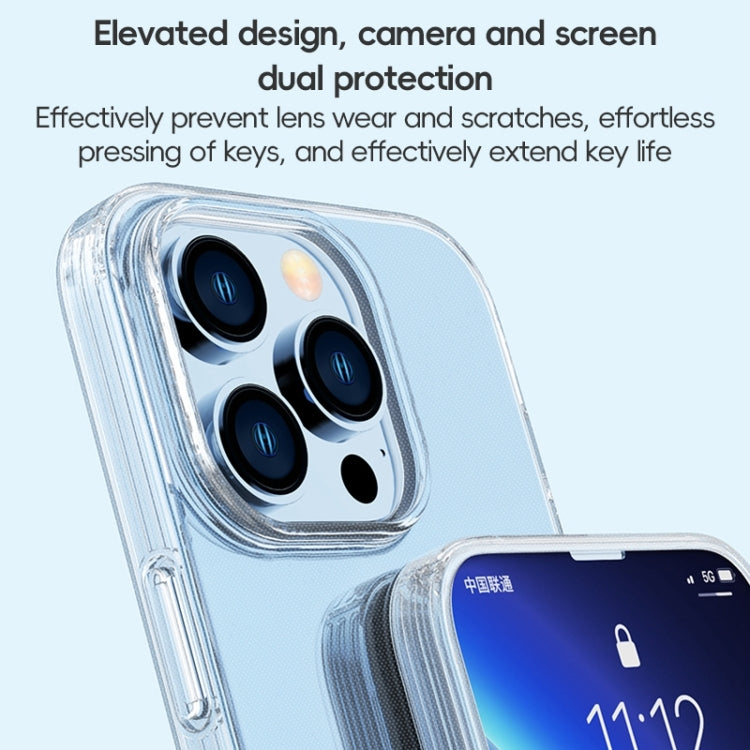For iPhone 15 ZGA Clear TPU Shockproof Phone Case(Transparent) - iPhone 15 Cases by ZGA | Online Shopping UK | buy2fix