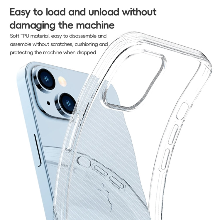 For iPhone 15 Pro ZGA Clear TPU Shockproof Phone Case(Transparent) - iPhone 15 Pro Cases by ZGA | Online Shopping UK | buy2fix
