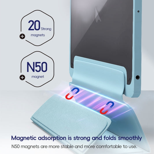 For iPad 10.2 2021/2020/2019 ZGA Tri-Fold Voltage Smart Leather Tablet Case(Black) - More iPad Cases by ZGA | Online Shopping UK | buy2fix