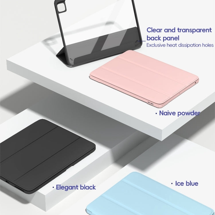 For iPad 10.2 2021/2020/2019 ZGA Tri-Fold Voltage Smart Leather Tablet Case(Ice Blue) - More iPad Cases by ZGA | Online Shopping UK | buy2fix