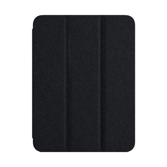 For iPad Pro 11 2022 / 2021 / 2020 ZGA Tri-Fold Voltage Smart Leather Tablet Case(Black)