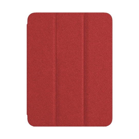 For iPad Pro 11 2022 / 2021 / 2020 ZGA Tri-Fold Voltage Smart Leather Tablet Case(Red)