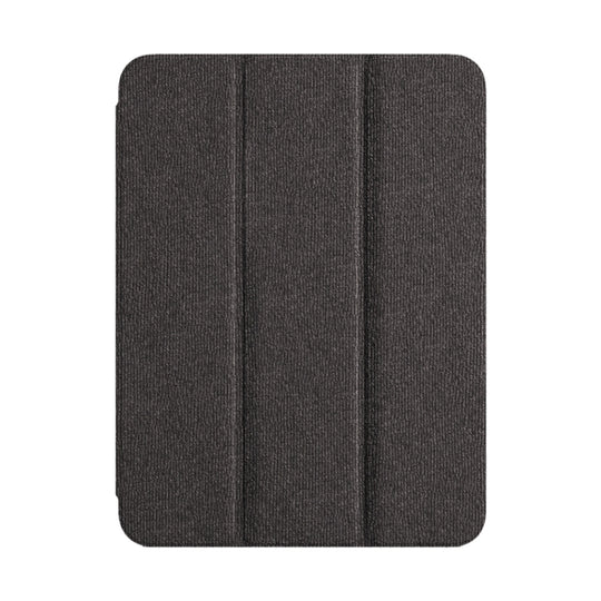 For iPad Air 10.9 2022 / 2020 ZGA Tri-Fold Voltage Smart Leather Tablet Case(Grey)