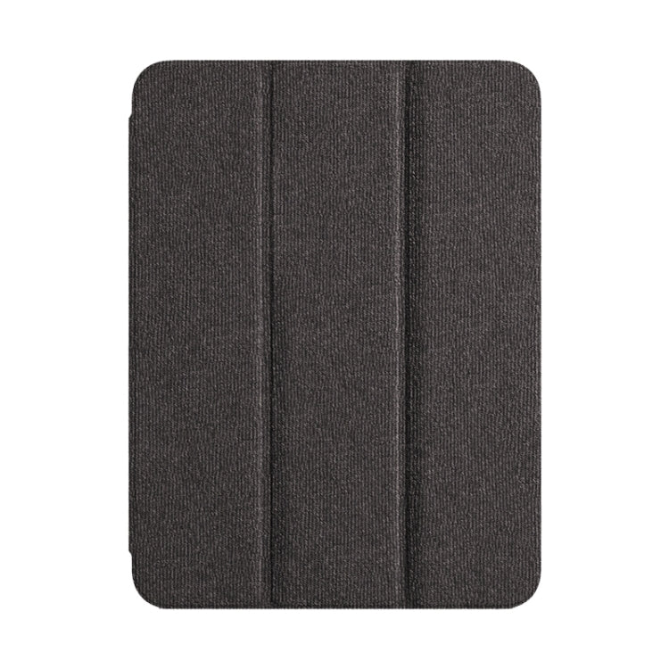 For iPad 10.2 2021/2020/2019 ZGA Tri-Fold Voltage Smart Leather Tablet Case(Grey) - iPad 10.2 Cases by ZGA | Online Shopping UK | buy2fix