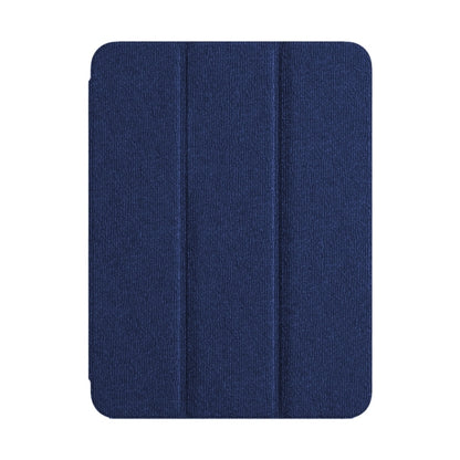 For iPad 10.2 2021/2020/2019 ZGA Tri-Fold Voltage Smart Leather Tablet Case(Blue) - iPad 10.2 Cases by ZGA | Online Shopping UK | buy2fix