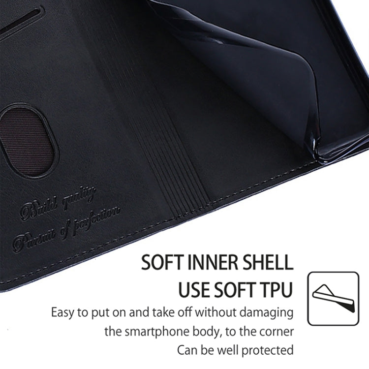 For Motorola Edge 5G 2024 Cow Texture Magnetic Leather Phone Case(Black) by buy2fix