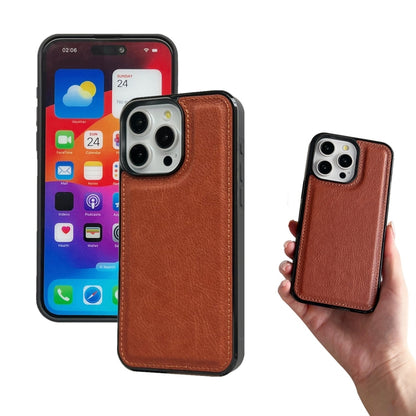 For iPhone 15 Plus Multifunctional 7-Cards Wallet Leather Phone Case(Brown) - iPhone 15 Plus Cases by buy2fix | Online Shopping UK | buy2fix