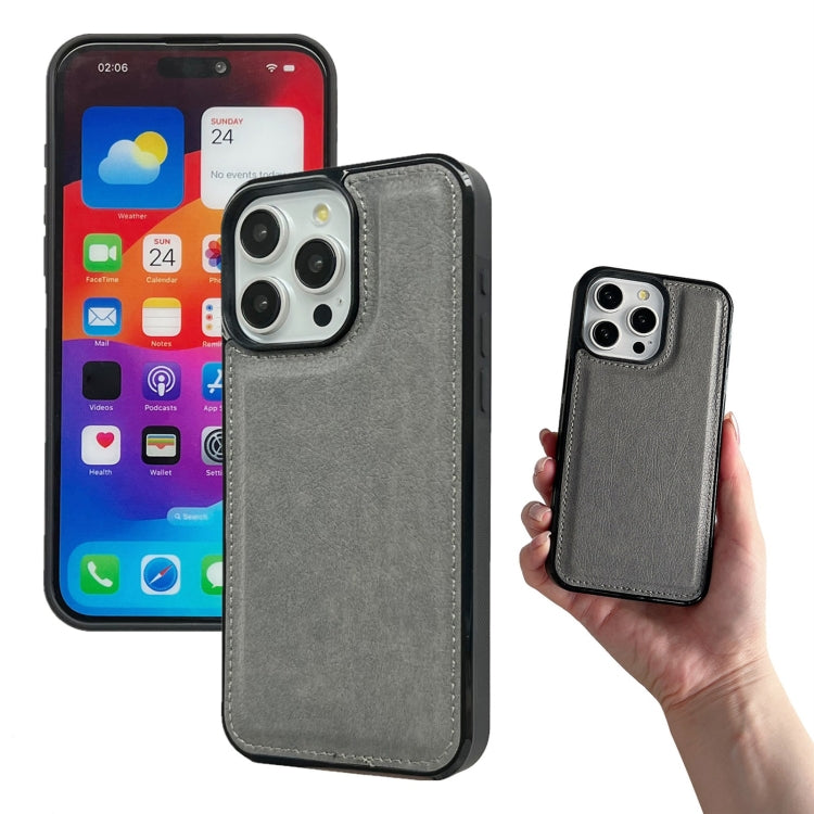 For iPhone 13 Pro Max Multifunctional 7-Cards Wallet Leather Phone Case(Grey) - iPhone 13 Pro Max Cases by buy2fix | Online Shopping UK | buy2fix