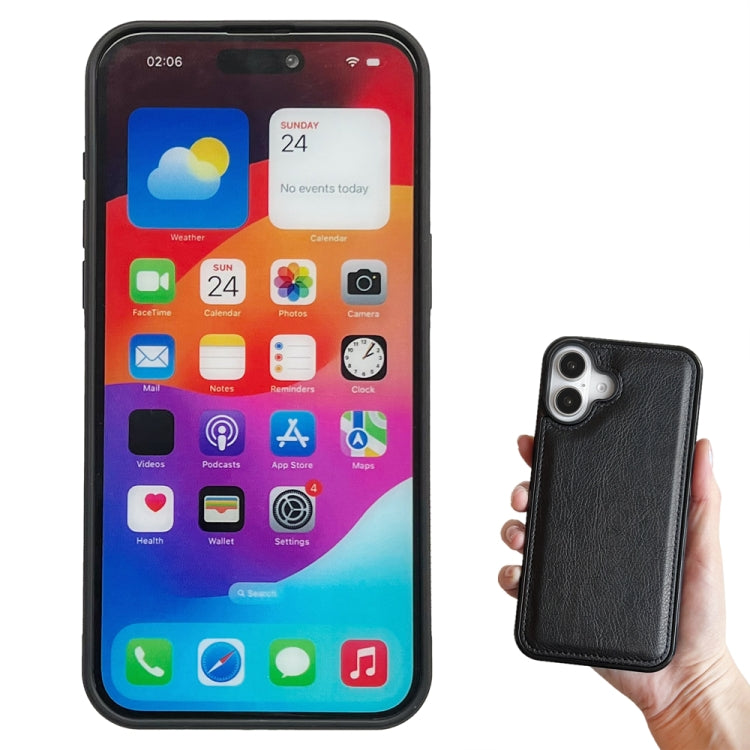 For iPhone 16 Plus Multifunctional 7-Cards Wallet Leather Phone Case(Black) - iPhone 16 Plus Cases by buy2fix | Online Shopping UK | buy2fix