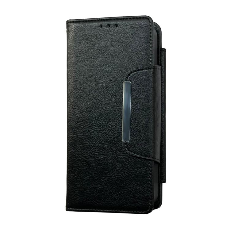 For iPhone Air Multifunctional 7-Cards Wallet Leather Phone Case(Black) - iPhone Air Cases by buy2fix | Online Shopping UK | buy2fix