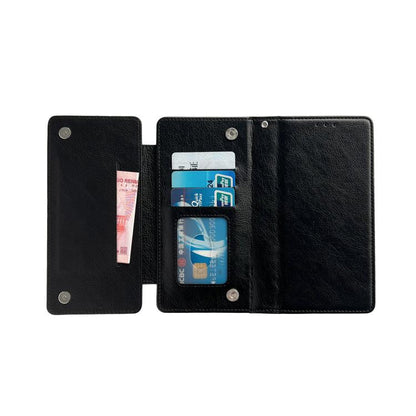 For iPhone Air Multifunctional 7-Cards Wallet Leather Phone Case(Black) - iPhone Air Cases by buy2fix | Online Shopping UK | buy2fix