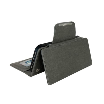 For iPhone Air Multifunctional 7-Cards Wallet Leather Phone Case(Grey) - iPhone Air Cases by buy2fix | Online Shopping UK | buy2fix