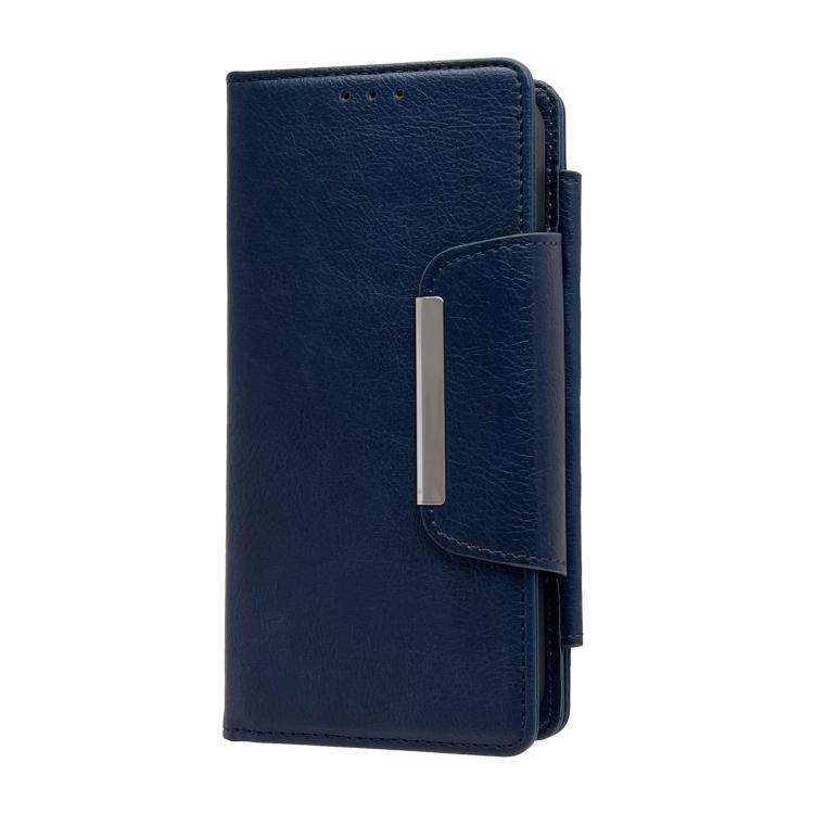 For iPhone Air Multifunctional 7-Cards Wallet Leather Phone Case(Royal Blue) - iPhone Air Cases by buy2fix | Online Shopping UK | buy2fix