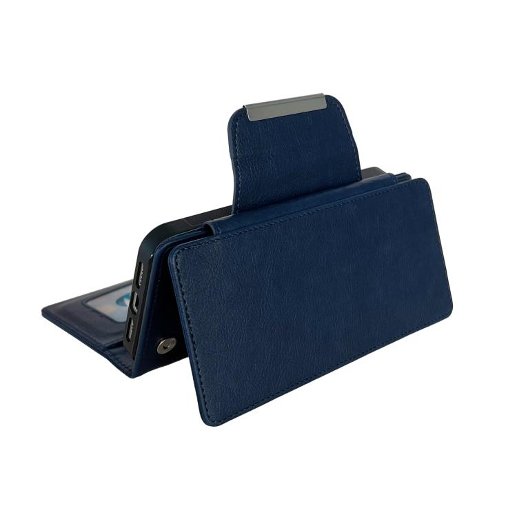 For iPhone Air Multifunctional 7-Cards Wallet Leather Phone Case(Royal Blue) - iPhone Air Cases by buy2fix | Online Shopping UK | buy2fix