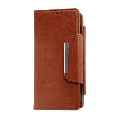 For iPhone Air Multifunctional 7-Cards Wallet Leather Phone Case(Brown) - iPhone Air Cases by buy2fix | Online Shopping UK | buy2fix