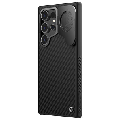 For Samsung Galaxy S24 Ultra 5G NILLKIN Aramid Fiber MagSafe Magnetic Cover Version Phone Case(Black) - Galaxy S24 Ultra 5G Cases by NILLKIN | Online Shopping UK | buy2fix