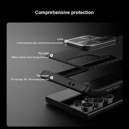 For Samsung Galaxy S24 Ultra 5G NILLKIN Aramid Fiber MagSafe Magnetic Cover Version Phone Case(Black) - Galaxy S24 Ultra 5G Cases by NILLKIN | Online Shopping UK | buy2fix