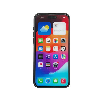 For iPhone Air Cowhide Texture Back Cover Phone Case(Black) - iPhone Air Cases by buy2fix | Online Shopping UK | buy2fix