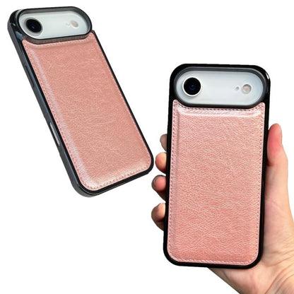 For iPhone Air Cowhide Texture Back Cover Phone Case(Rose Gold) - iPhone Air Cases by buy2fix | Online Shopping UK | buy2fix