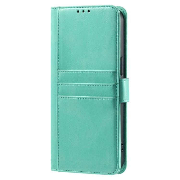 For iPhone 16e Simple 6-Card Wallet Leather Phone Case(Green) - iPhone 16e Cases by buy2fix | Online Shopping UK | buy2fix