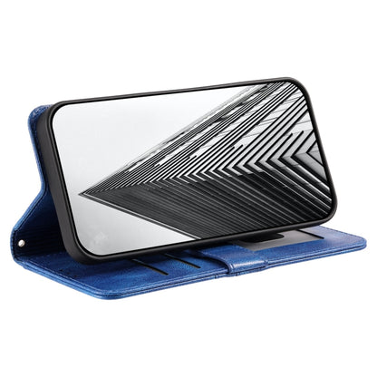 For Motorola Moto G Play 2024 Simple 6-Card Wallet Leather Phone Case(Blue) by buy2fix