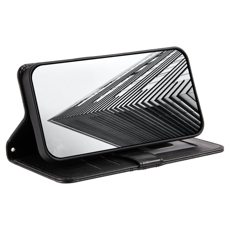 For Motorola Moto G Play 2024 Simple 6-Card Wallet Leather Phone Case(Black) by buy2fix