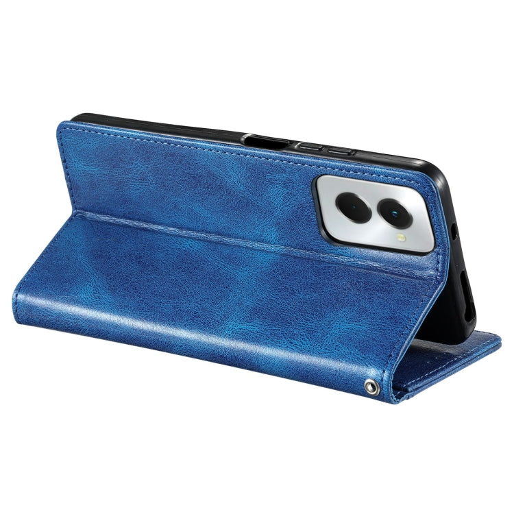 For Motorola Moto G Power 2024 Simple 6-Card Wallet Leather Phone Case(Blue) by buy2fix