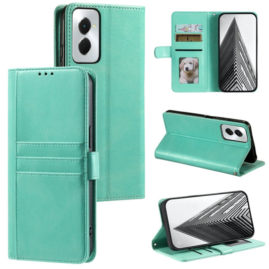 For Motorola Moto G Power 2024 Simple 6-Card Wallet Leather Phone Case(Green) by buy2fix
