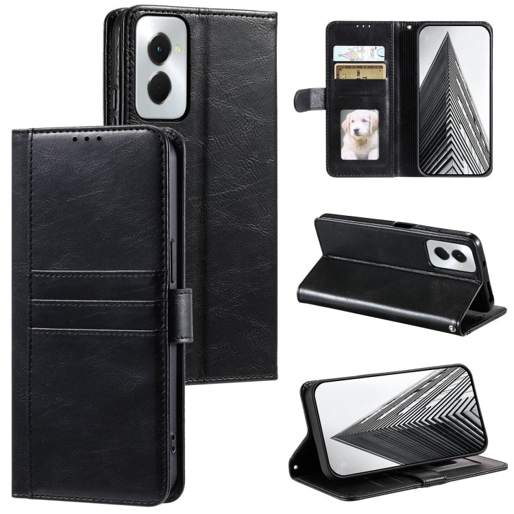 For Motorola Moto G Power 2024 Simple 6-Card Wallet Leather Phone Case(Black) by buy2fix